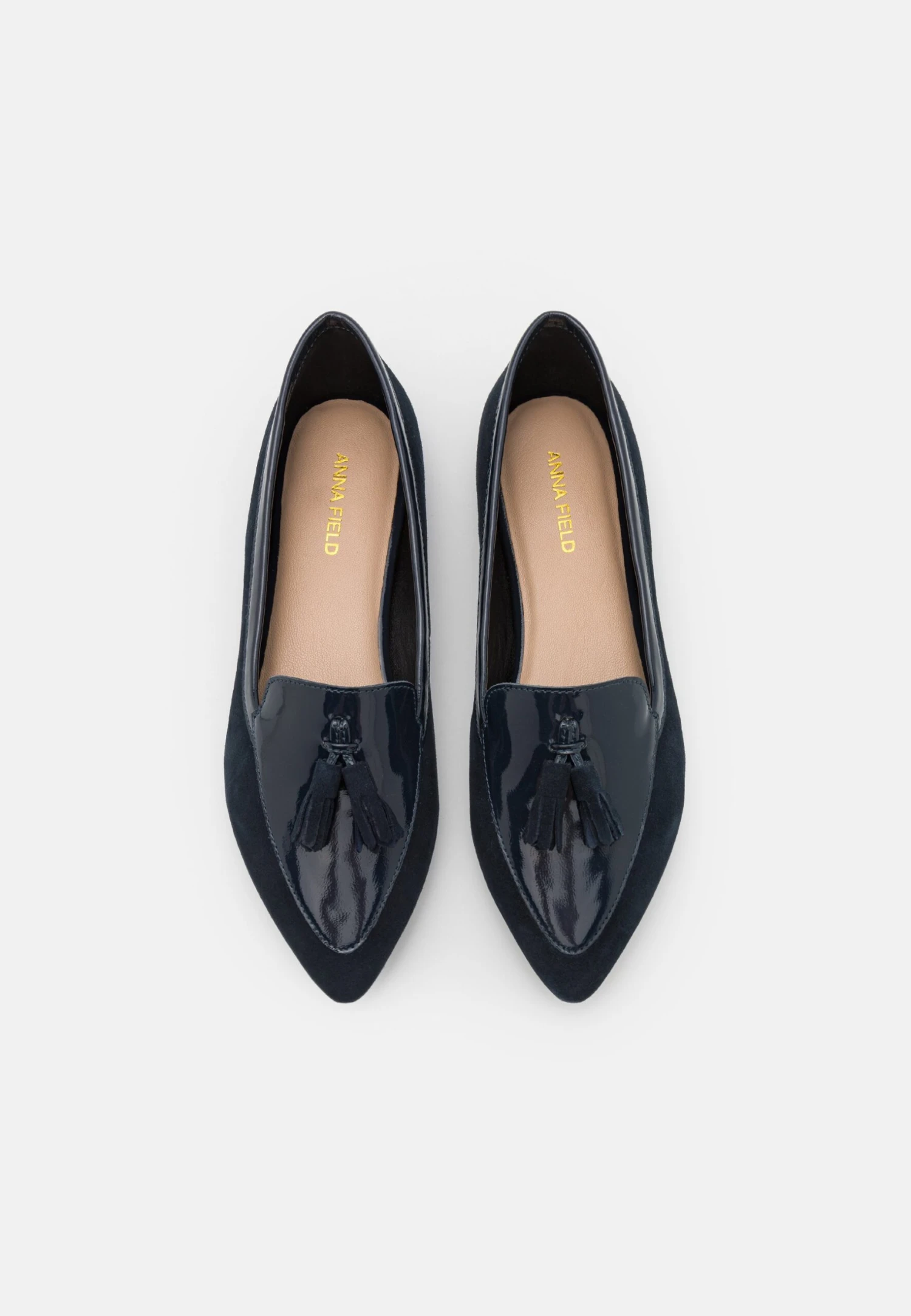Anna Field Leather - Ballerina'S - Dark Blue - Afbeelding 6
