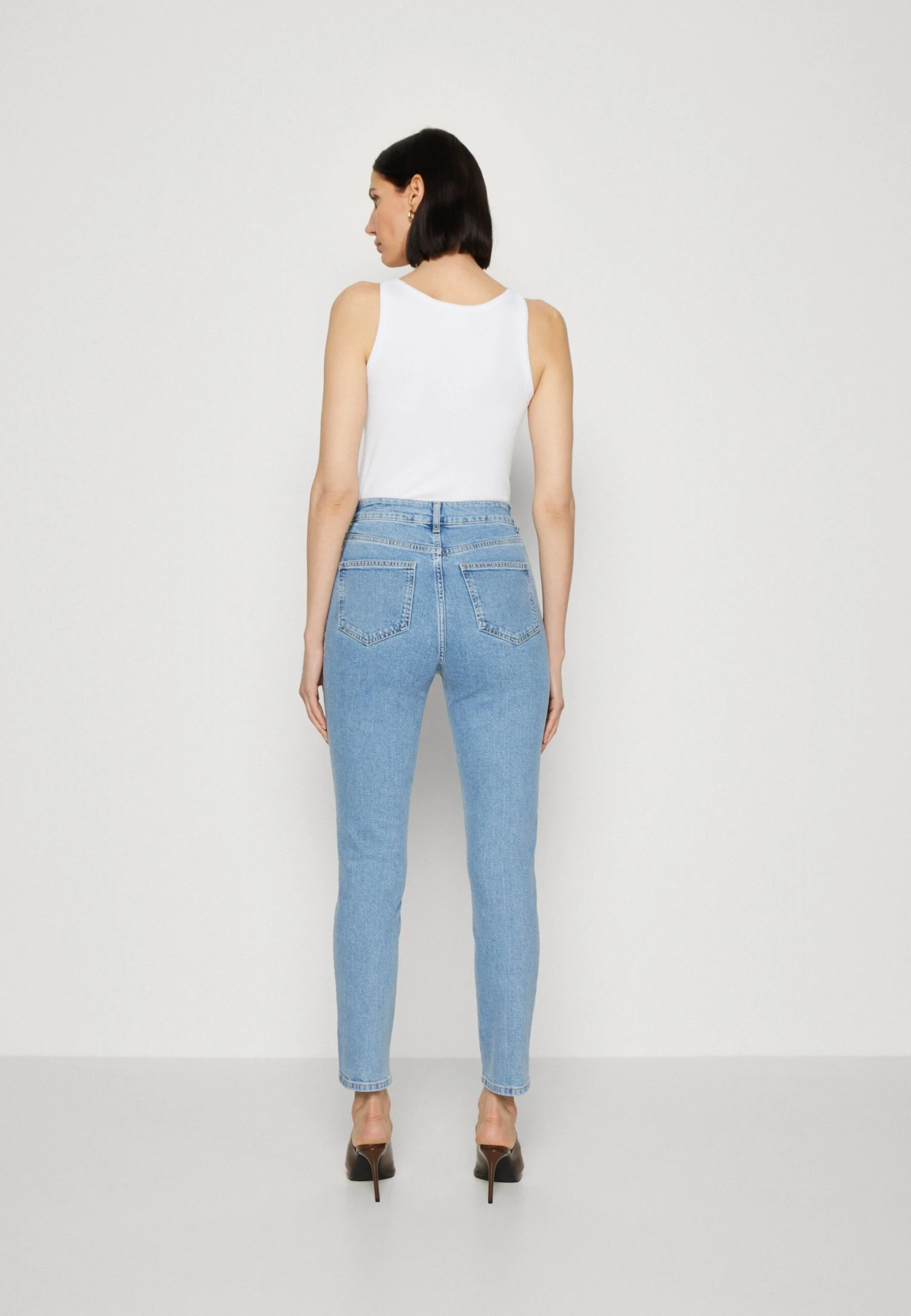 Anna Field Slim Fit Jeans - Light Blue Denim - Afbeelding 3