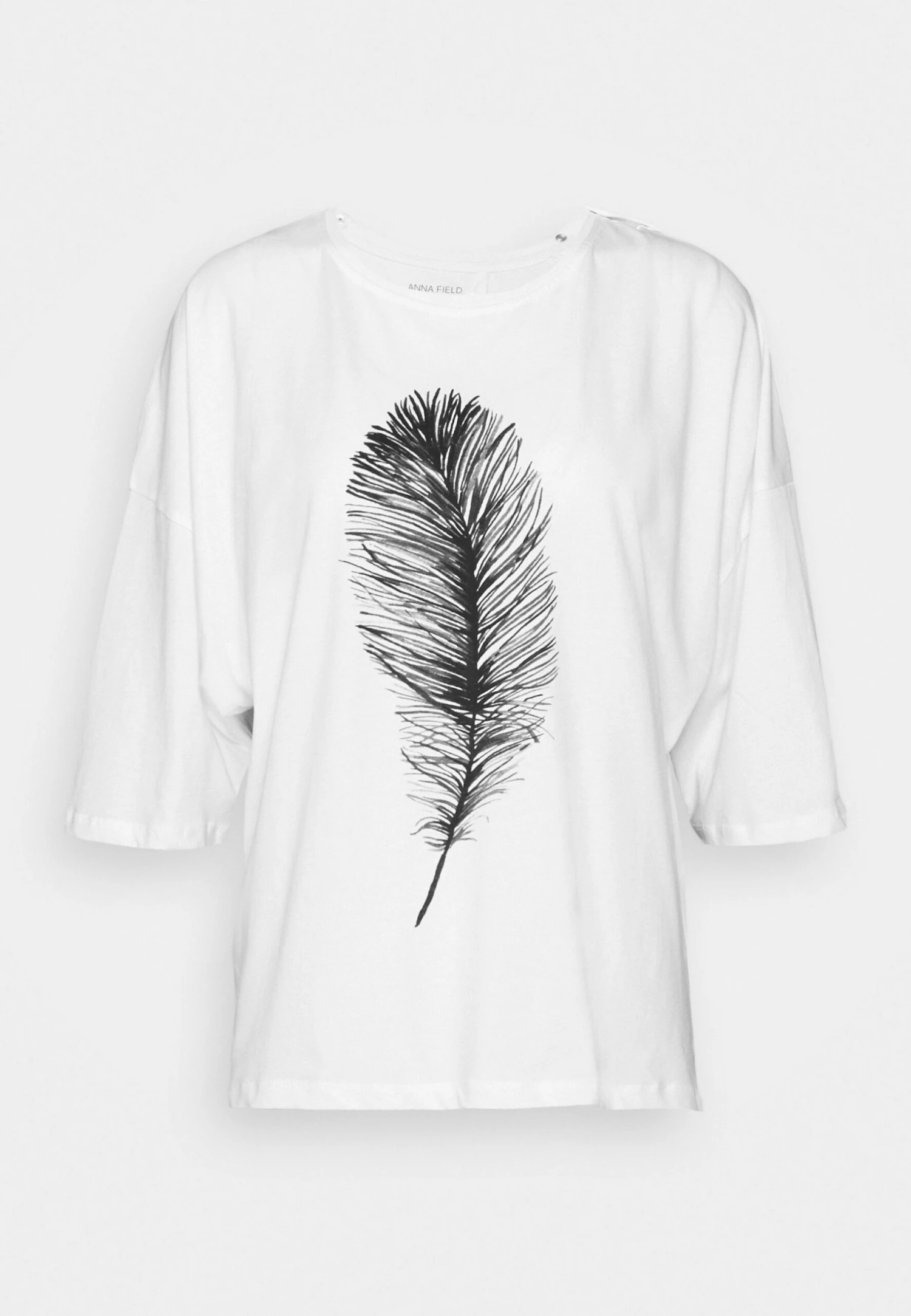 Anna Field T-Shirt Print - White - Afbeelding 6
