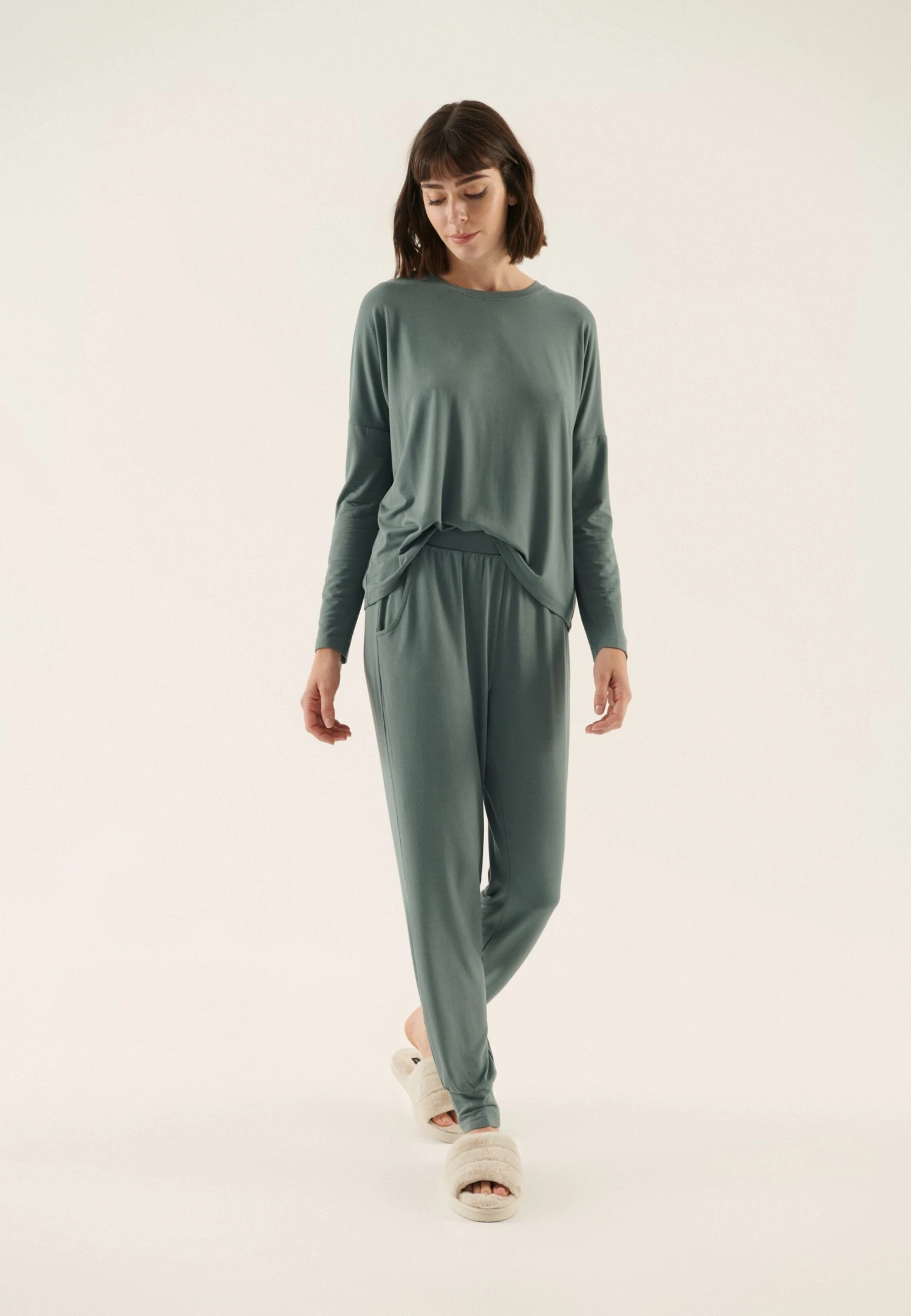 Anna Field Pyjama - Khaki - Afbeelding 2