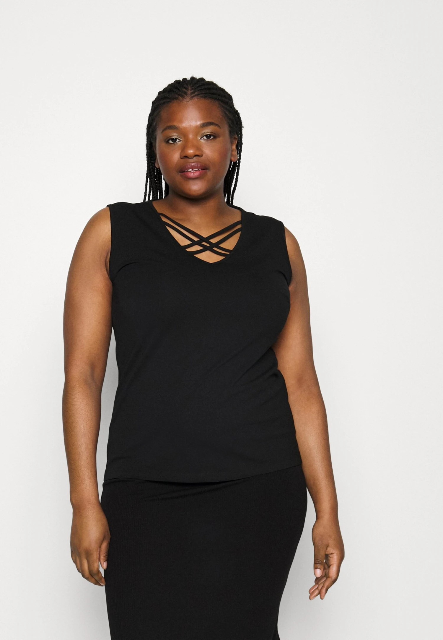 Plus Size - Top - Black