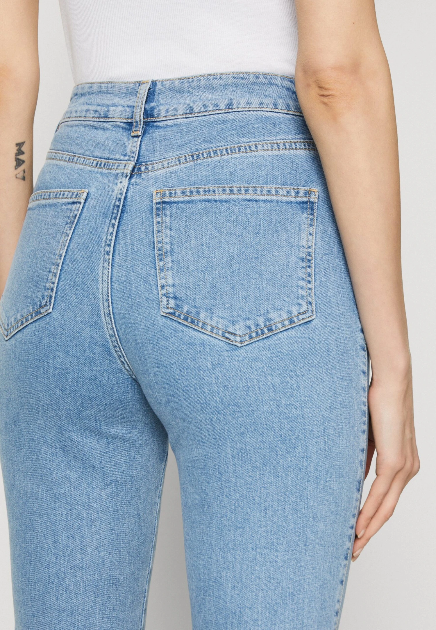 Anna Field Slim Fit Jeans - Light Blue Denim - Afbeelding 4