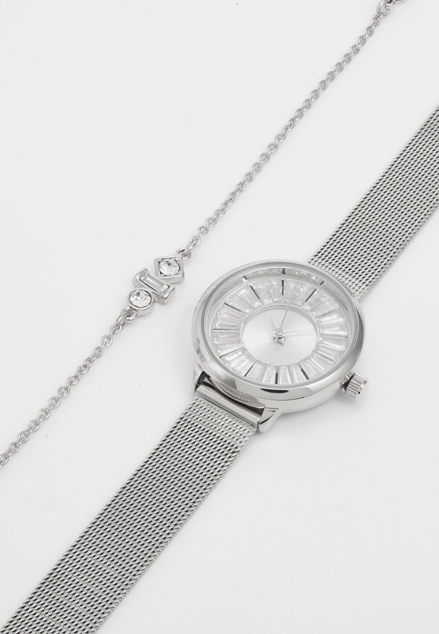 Anna Field Set - Horloge - Silver - Afbeelding 6