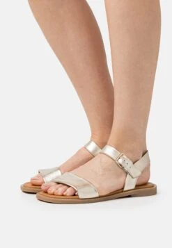 Leather- Sandalen - Gold