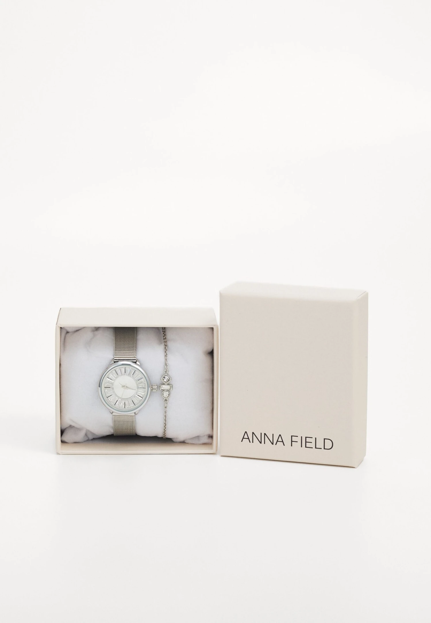Anna Field Set - Horloge - Silver - Afbeelding 5