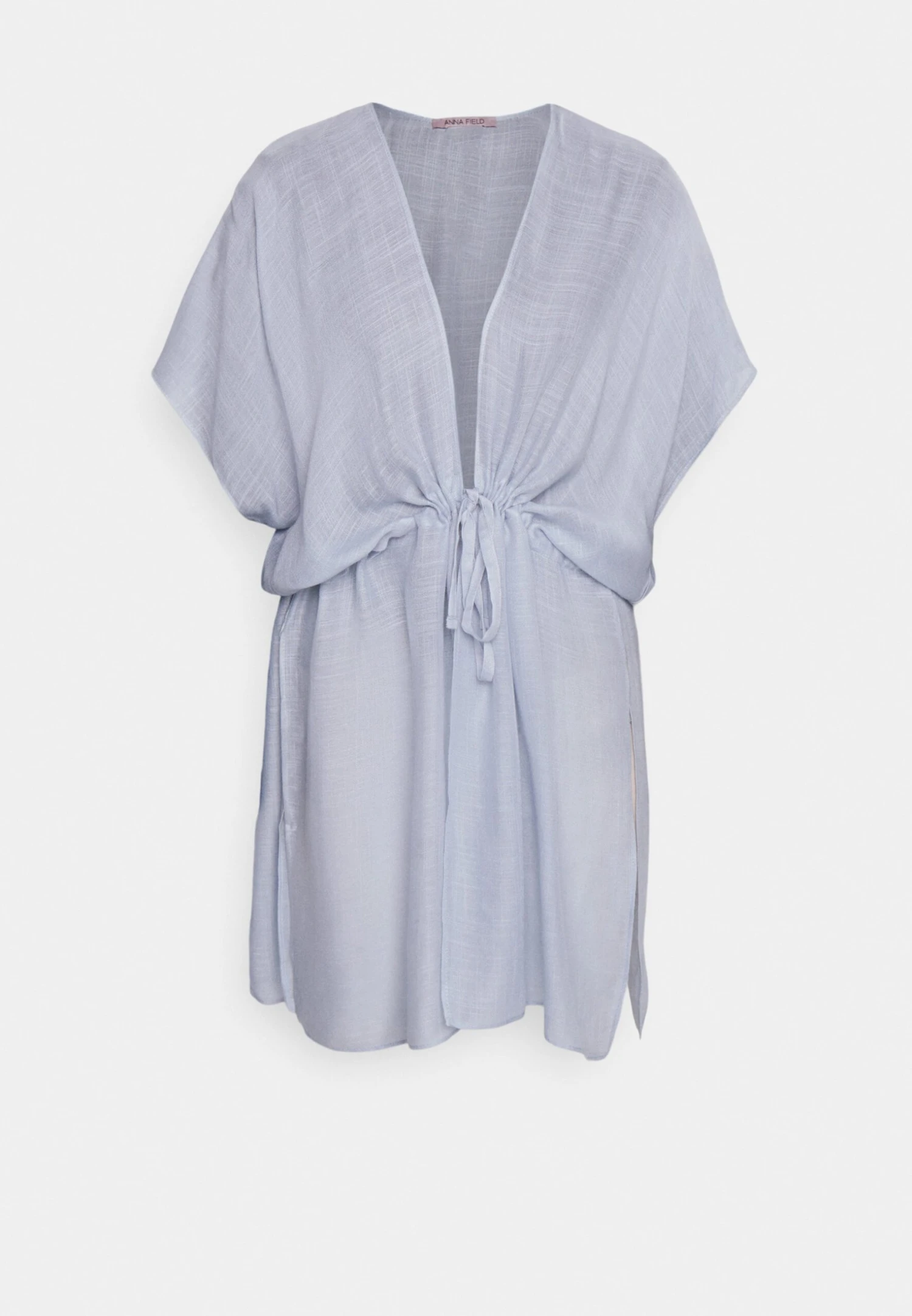 Anna Field Printed Short Kimono / 606 - Khaki_003 - Off-White - Strandaccessoire - 502 - Blue - Afbeelding 4