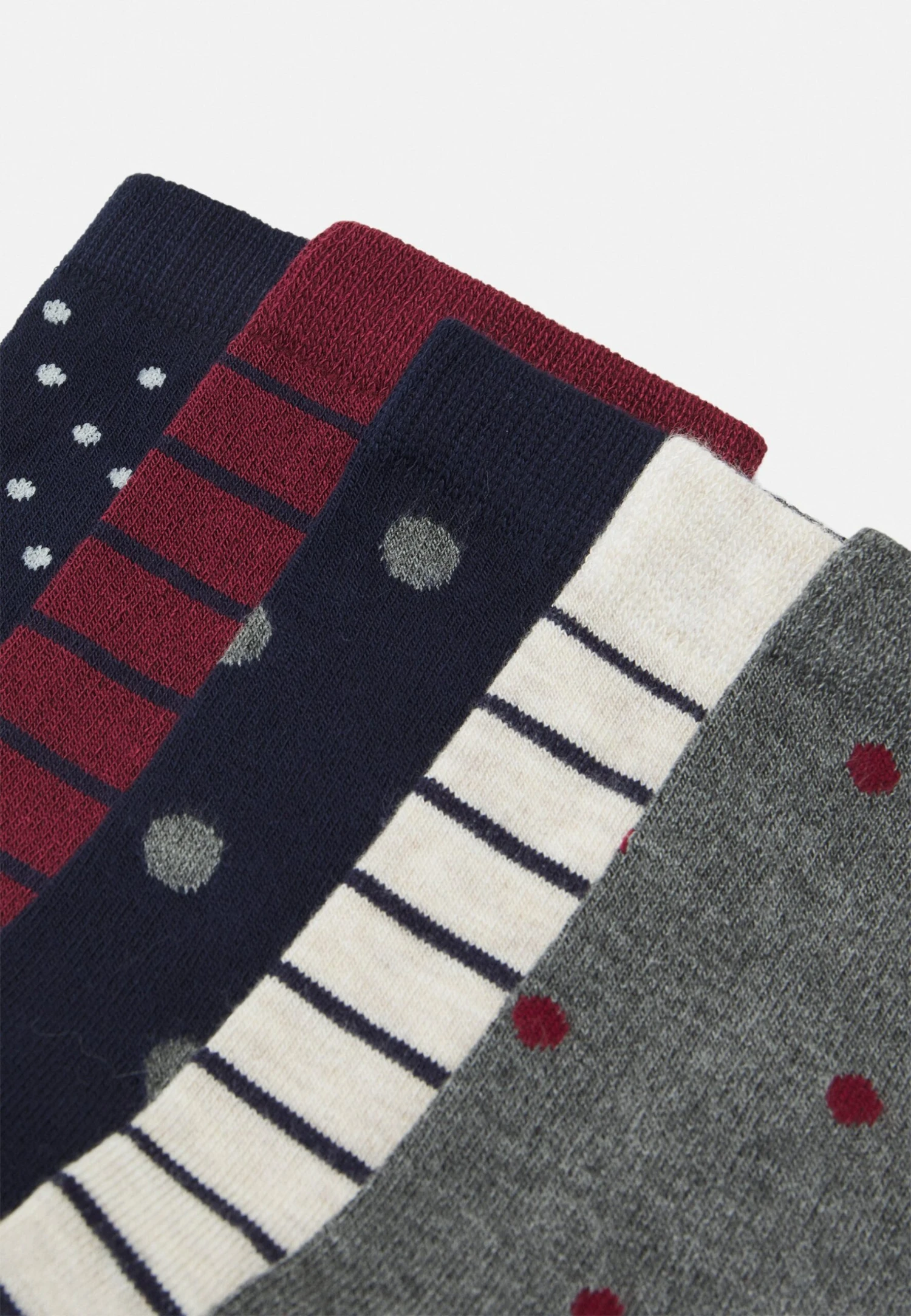 Anna Field 5 Pack - Sokken - Dark Blue/Dark Red - Afbeelding 2