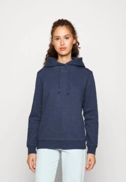 Hoodie - Mottled Dark Blue