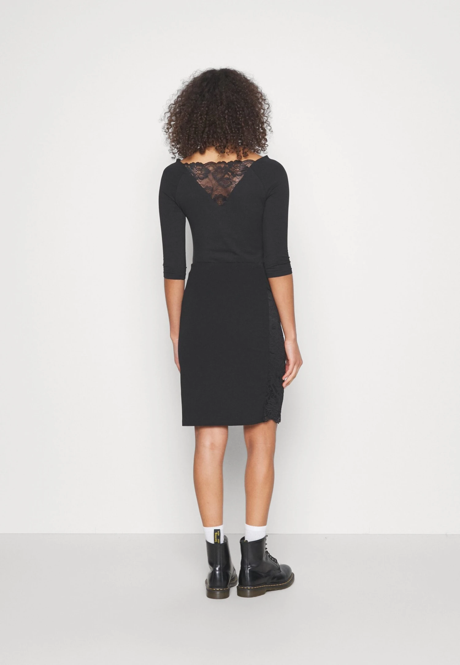 Panel Asymmetric Skirt - Minirok - Black - Afbeelding 3