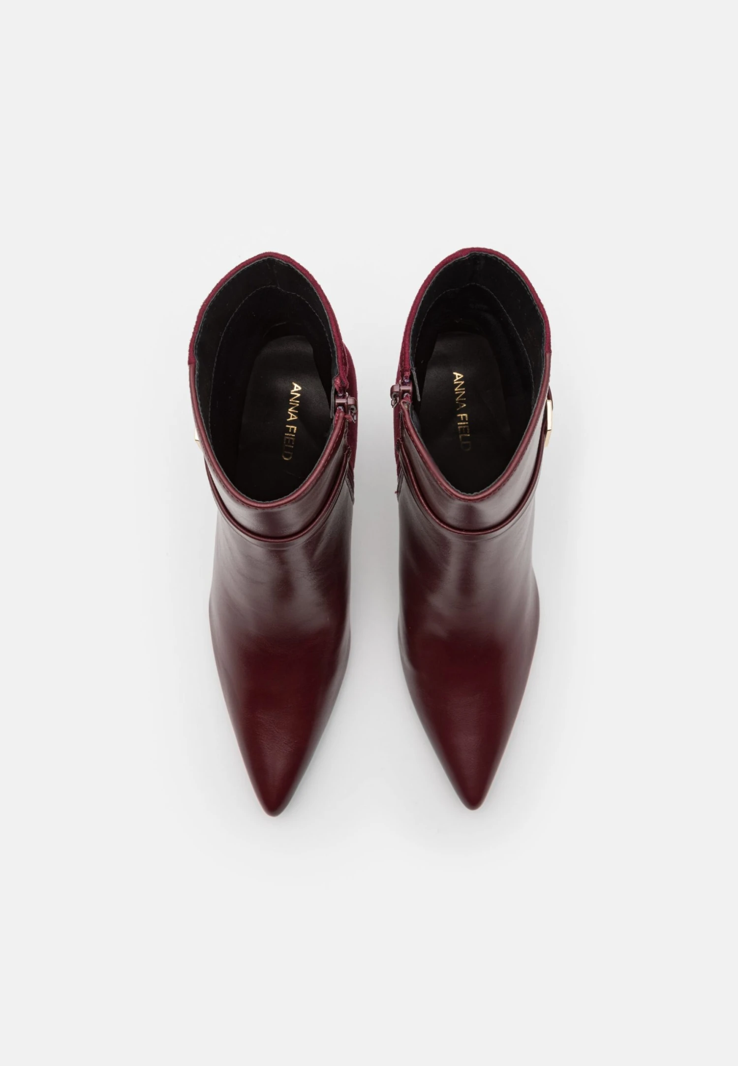 Anna Field Enkellaarsjes Met Hoge Hak - Bordeaux - Afbeelding 5