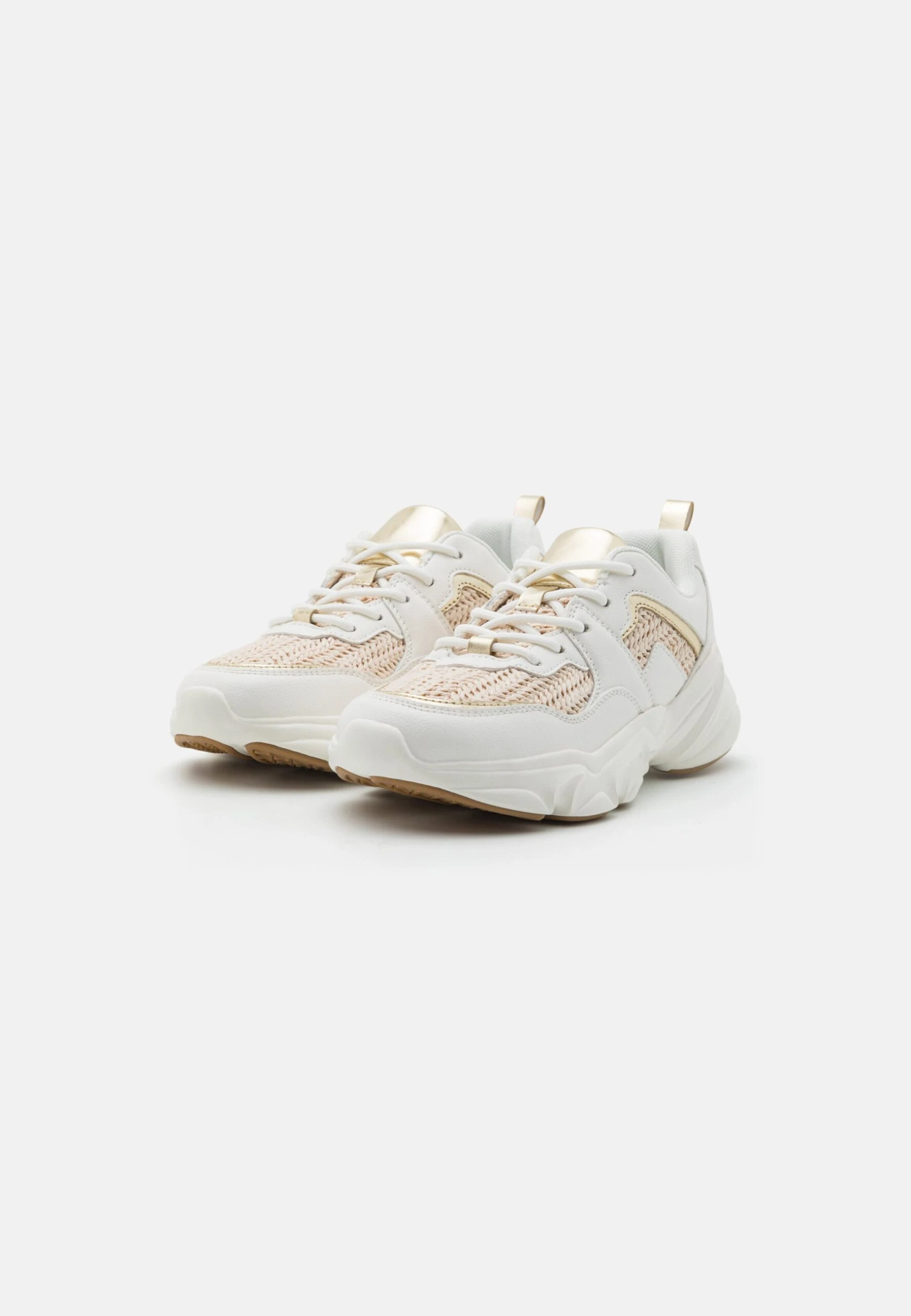 Anna Field Sneakers Laag - White/Gold - Afbeelding 3