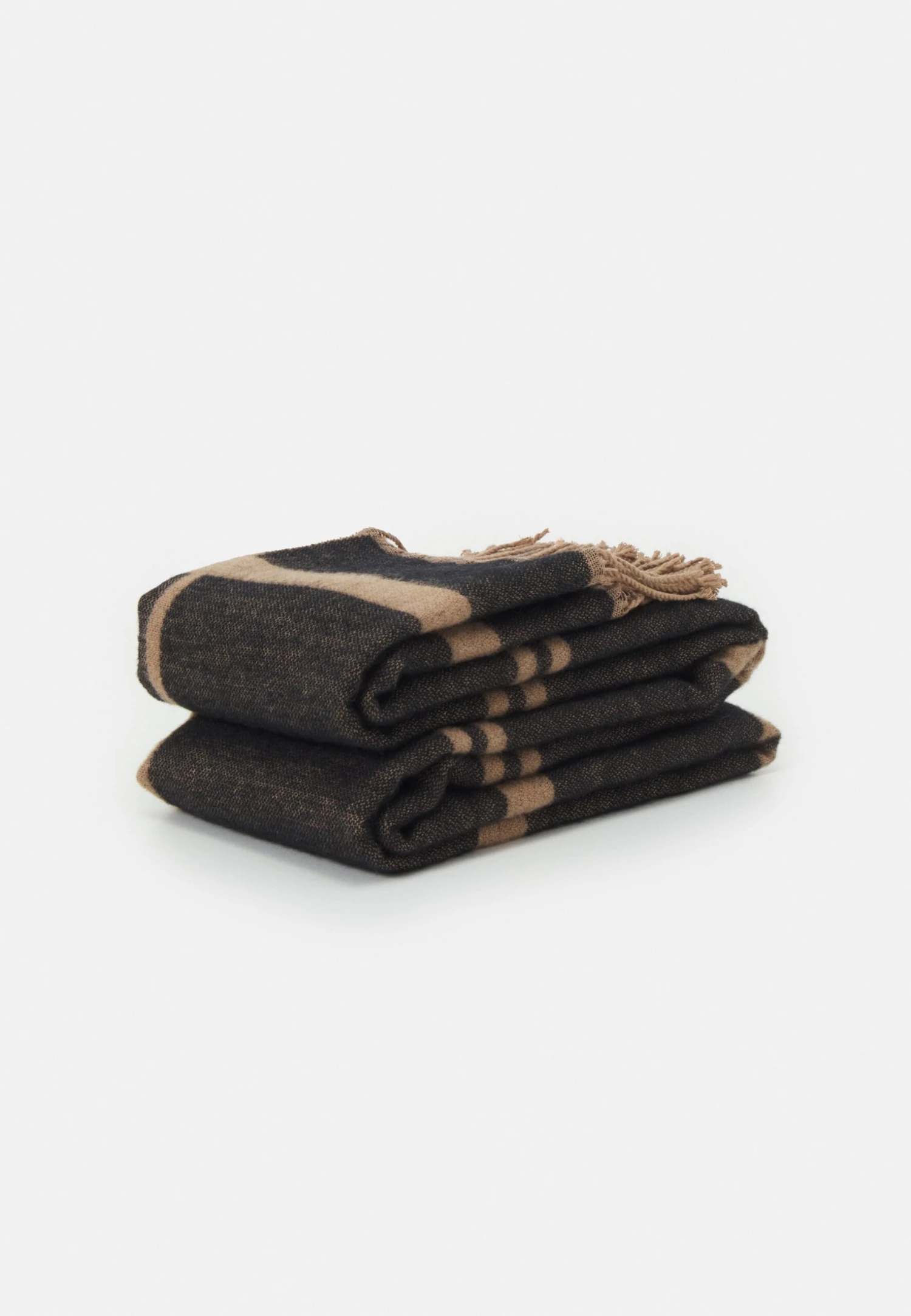 Anna Field Sjaal - Camel/Black - Afbeelding 2