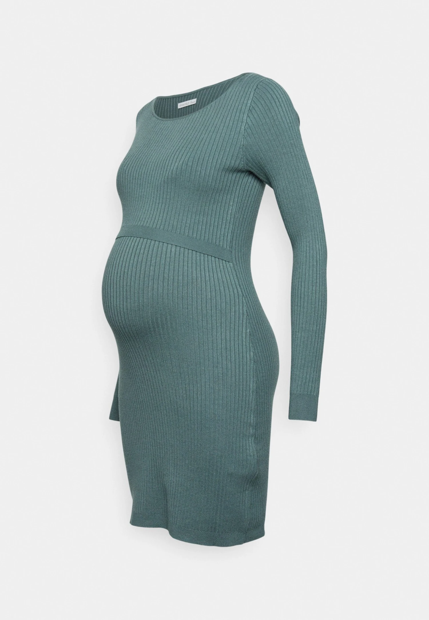 Gebreide Jurk - Dark Green - Afbeelding 4